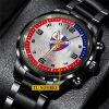SD Huesca – Reloj de acero Edición Especial con Nombre Personalizado