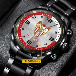 Sevilla FC – Reloj de acero Edición Especial con Nombre Personalizado