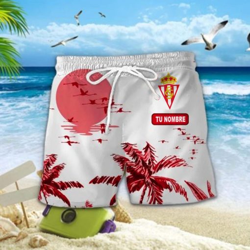 Sporting Gijon – Conjunto Aloha Edición Especial con Nombre Personalizado
