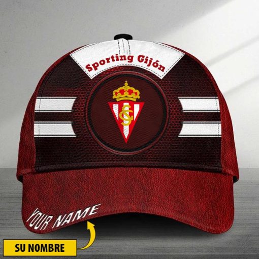 Sporting Gijon – Gorra casual de nuevo estilo con Nombre Personalizado
