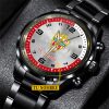 UD Almería – Reloj de acero Edición Especial con Nombre Personalizado