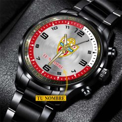 UD Almería – Reloj de acero Edición Especial con Nombre Personalizado