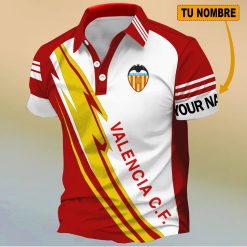 Valencia CF – Polo Nuevo estilo con Nombre Personalizado