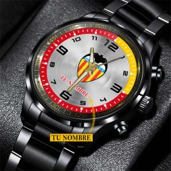 Valencia CF – Reloj de acero Edición Especial con Nombre Personalizado