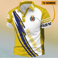 Villarreal CF – Polo Nuevo estilo con Nombre Personalizado