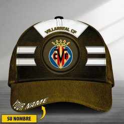 Villarreal CF – Gorra casual de nuevo estilo con Nombre Personalizado