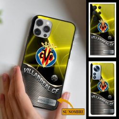 Villarreal CF – Funda para móvil Edición Especial con Nombre Personalizado