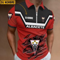 Albacete Balompié – Polo con cremallera Edición Especial con Nombre Personalizado