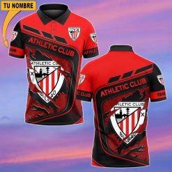 Athletic Bilbao – Polo Estilo deportivo con Nombre Personalizado