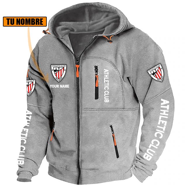 Athletic Bilbao – Chaqueta con cremallera Edición Especial con Nombre Personalizado Athletic Bilbao – Chaqueta con cremallera Edición Especial con Nombre Personalizado