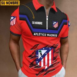 Atlético Madrid – Polo con cremallera Edición Especial con Nombre Personalizado