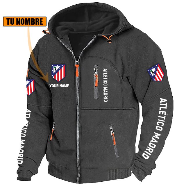 Atlético Madrid – Chaqueta con cremallera Edición Especial con Nombre Personalizado Atlético Madrid – Chaqueta con cremallera Edición Especial con Nombre Personalizado