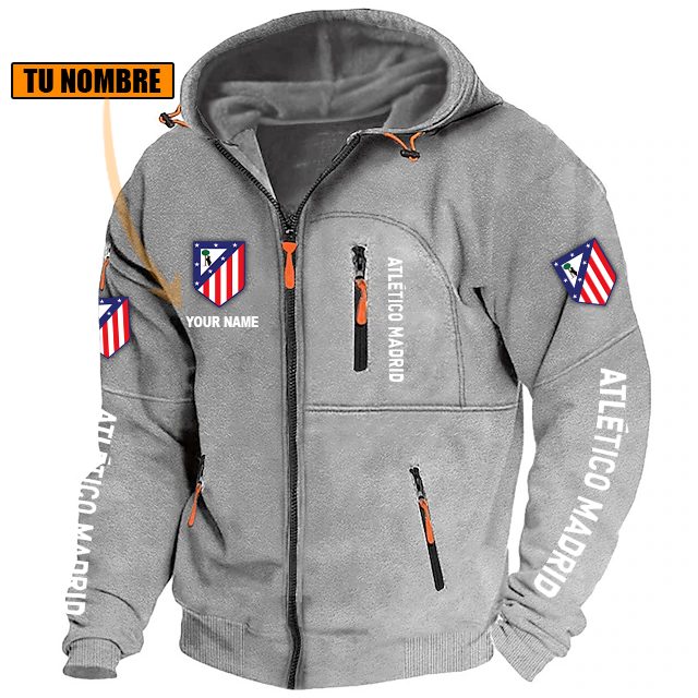 Atlético Madrid – Chaqueta con cremallera Edición Especial con Nombre Personalizado Atlético Madrid – Chaqueta con cremallera Edición Especial con Nombre Personalizado