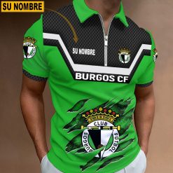 Burgos CF – Polo con cremallera Edición Especial con Nombre Personalizado