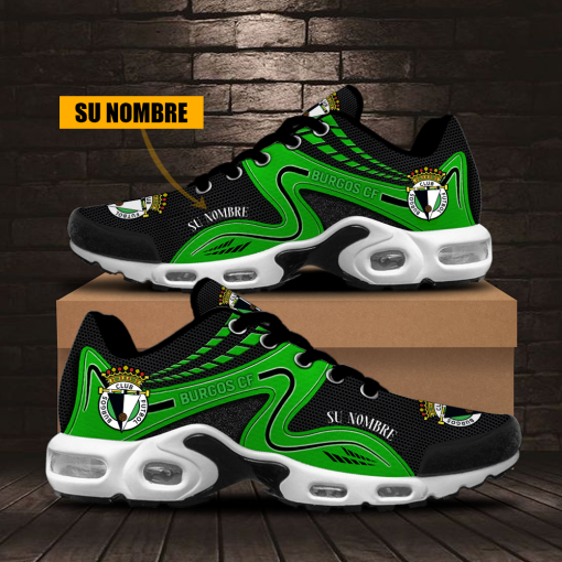 Burgos CF – Zapatillas Air Max Plus BW Edición Especial con Nombre Personalizado
