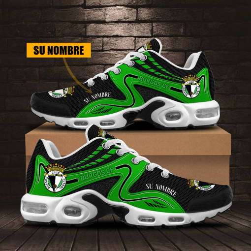 Burgos CF – Zapatillas Air Max Plus BW Edición Especial con Nombre Personalizado