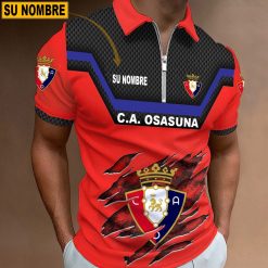 CA Osasuna – Polo con cremallera Edición Especial con Nombre Personalizado