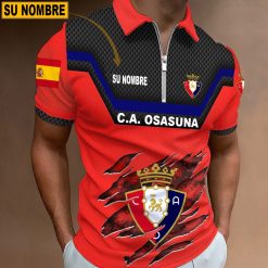 CA Osasuna – Polo con cremallera Edición Especial con Nombre Personalizado