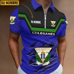 CD Leganés – Polo con cremallera Edición Especial con Nombre Personalizado