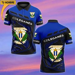 CD Leganés – Polo Estilo deportivo con Nombre Personalizado