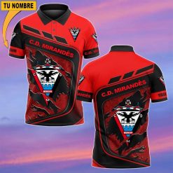 CD Mirandés – Polo Estilo deportivo con Nombre Personalizado