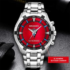 CD Mirandés – Reloj Estelar – Edición para Fans (Hombre) con Nombre Personalizado