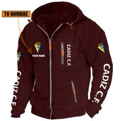 Cádiz CF – Chaqueta con cremallera Edición Especial con Nombre Personalizado