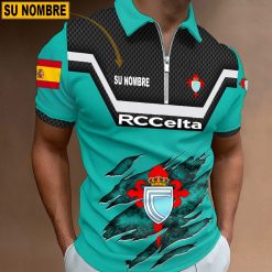 Celta Vigo – Polo con cremallera Edición Especial con Nombre Personalizado
