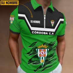 Córdoba CF – Polo con cremallera Edición Especial con Nombre Personalizado