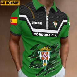 Córdoba CF – Polo con cremallera Edición Especial con Nombre Personalizado
