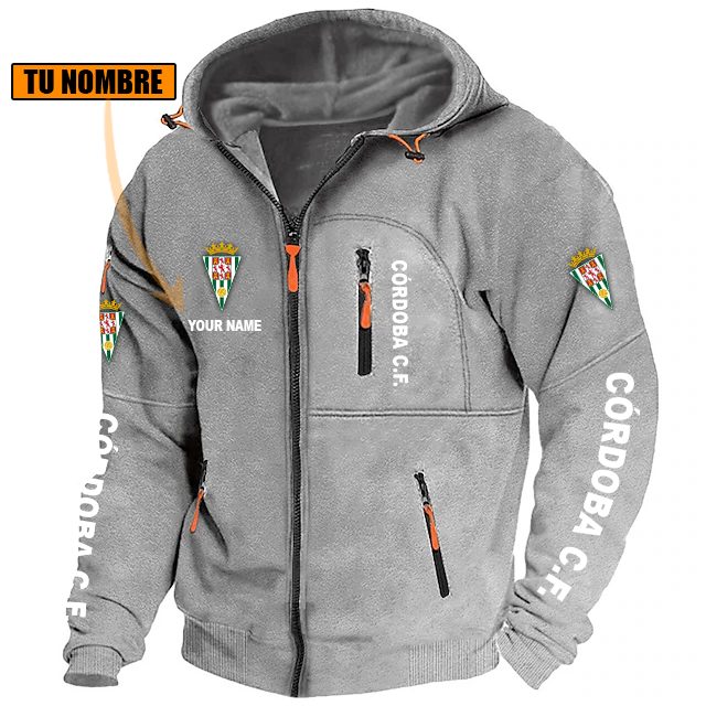 Córdoba CF – Chaqueta con cremallera Edición Especial con Nombre Personalizado Córdoba CF – Chaqueta con cremallera Edición Especial con Nombre Personalizado