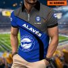 Deportivo Alavés – Polo con cremallera Nuevo estilo con Nombre Personalizado