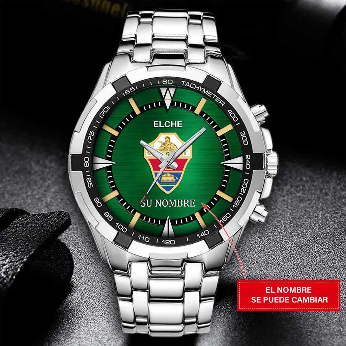 Elche CF – Reloj Estelar – Edición para Fans (Hombre) con Nombre Personalizado Elche CF – Reloj Estelar – Edición para Fans (Hombre) con Nombre Personalizado