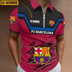 FC Barcelona – Polo con cremallera Edición Especial con Nombre Personalizado