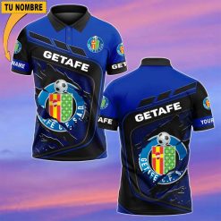 Getafe CF – Polo Estilo deportivo con Nombre Personalizado