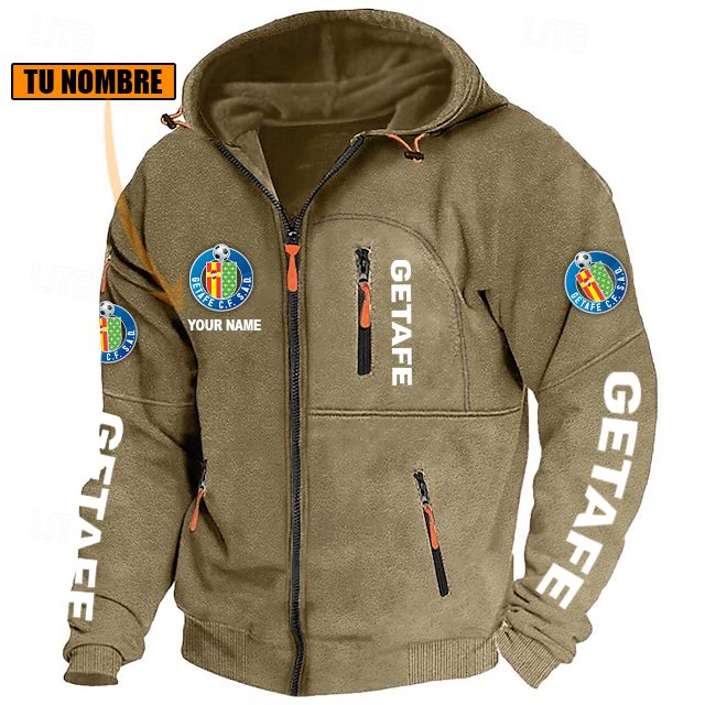 Getafe CF – Chaqueta con cremallera Edición Especial con Nombre Personalizado Getafe CF – Chaqueta con cremallera Edición Especial con Nombre Personalizado