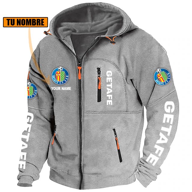 Getafe CF – Chaqueta con cremallera Edición Especial con Nombre Personalizado Getafe CF – Chaqueta con cremallera Edición Especial con Nombre Personalizado