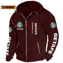 Getafe CF – Chaqueta con cremallera Edición Especial con Nombre Personalizado