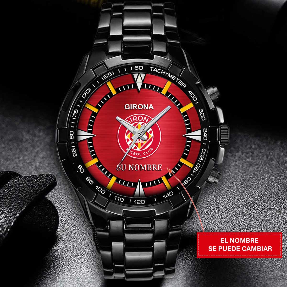 Girona FC – Reloj Estelar – Edición para Fans (Hombre) con Nombre Personalizado Girona FC – Reloj Estelar – Edición para Fans (Hombre) con Nombre Personalizado