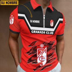 Granada CF – Polo con cremallera Edición Especial con Nombre Personalizado