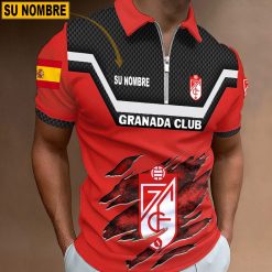 Granada CF – Polo con cremallera Edición Especial con Nombre Personalizado