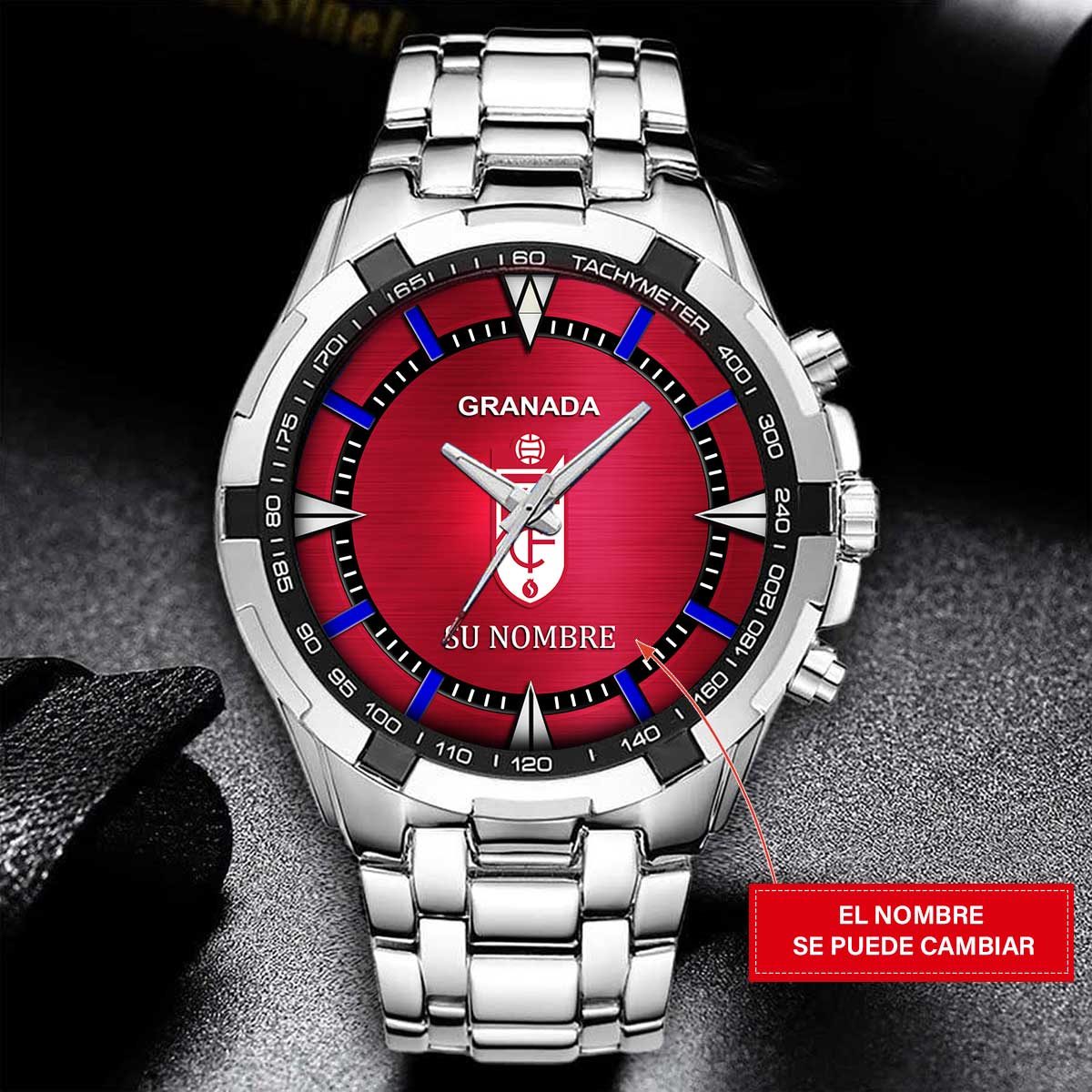 Granada CF – Reloj Estelar – Edición para Fans (Hombre) con Nombre Personalizado Granada CF – Reloj Estelar – Edición para Fans (Hombre) con Nombre Personalizado