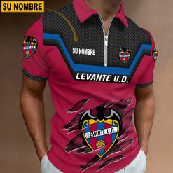 Levante UD – Polo con cremallera Edición Especial con Nombre Personalizado