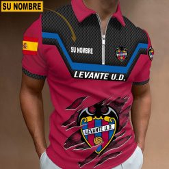 Levante UD – Polo con cremallera Edición Especial con Nombre Personalizado