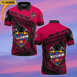 Levante UD – Polo Estilo deportivo con Nombre Personalizado