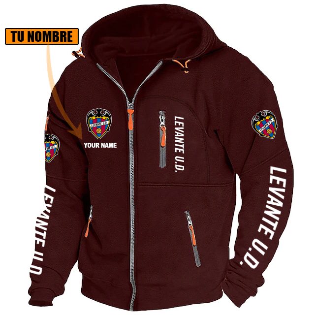 Levante UD – Chaqueta con cremallera Edición Especial con Nombre Personalizado Levante UD – Chaqueta con cremallera Edición Especial con Nombre Personalizado