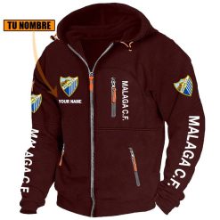Málaga CF – Chaqueta con cremallera Edición Especial con Nombre Personalizado