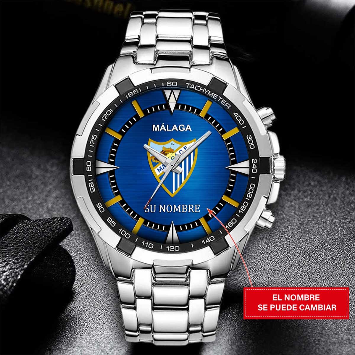 Málaga CF – Reloj Estelar – Edición para Fans (Hombre) con Nombre Personalizado Málaga CF – Reloj Estelar – Edición para Fans (Hombre) con Nombre Personalizado