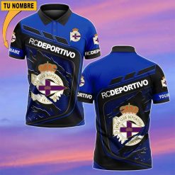 RC Deportivo – Polo Estilo deportivo con Nombre Personalizado
