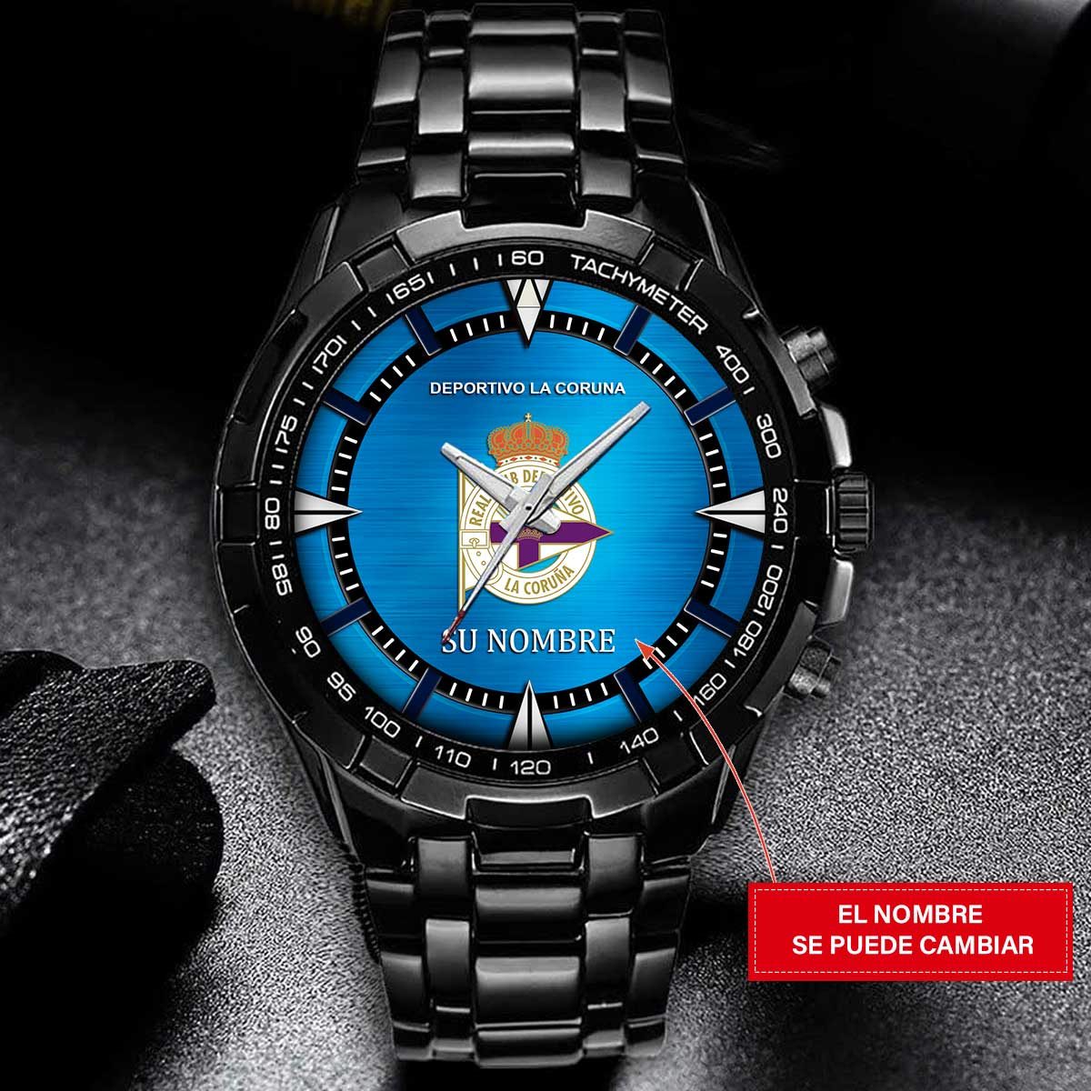 RC Deportivo – Reloj Estelar – Edición para Fans (Hombre) con Nombre Personalizado RC Deportivo – Reloj Estelar – Edición para Fans (Hombre) con Nombre Personalizado